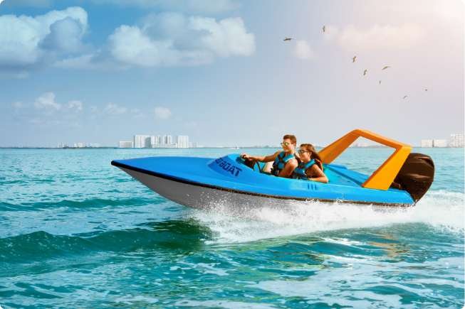 jungle tour speed boat isla mujeres